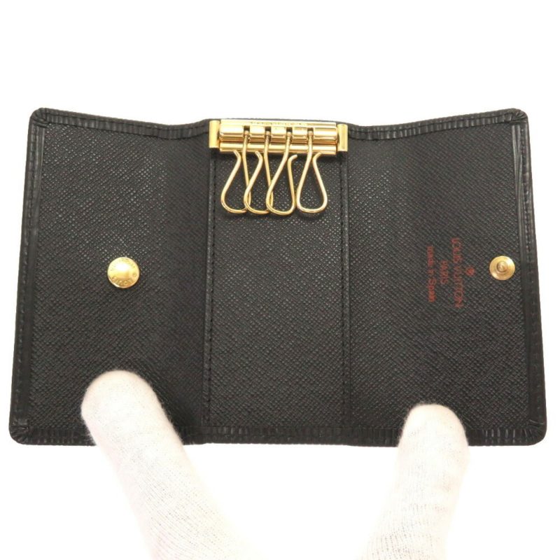 Louis Vuitton Epi Multicle 4 Black M63822 Row Key Case - Logoexplore - Image 3