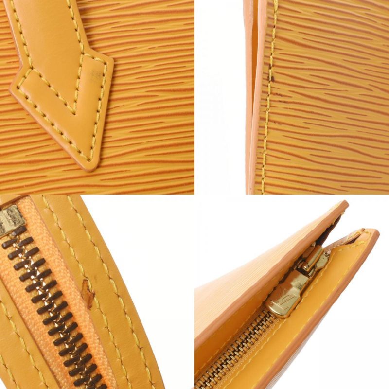 LOUIS VUITTON Epi San Jack Poignier Long Yellow M52339 Ladies Leather Shoulder Bag - Logoexplore - Image 10