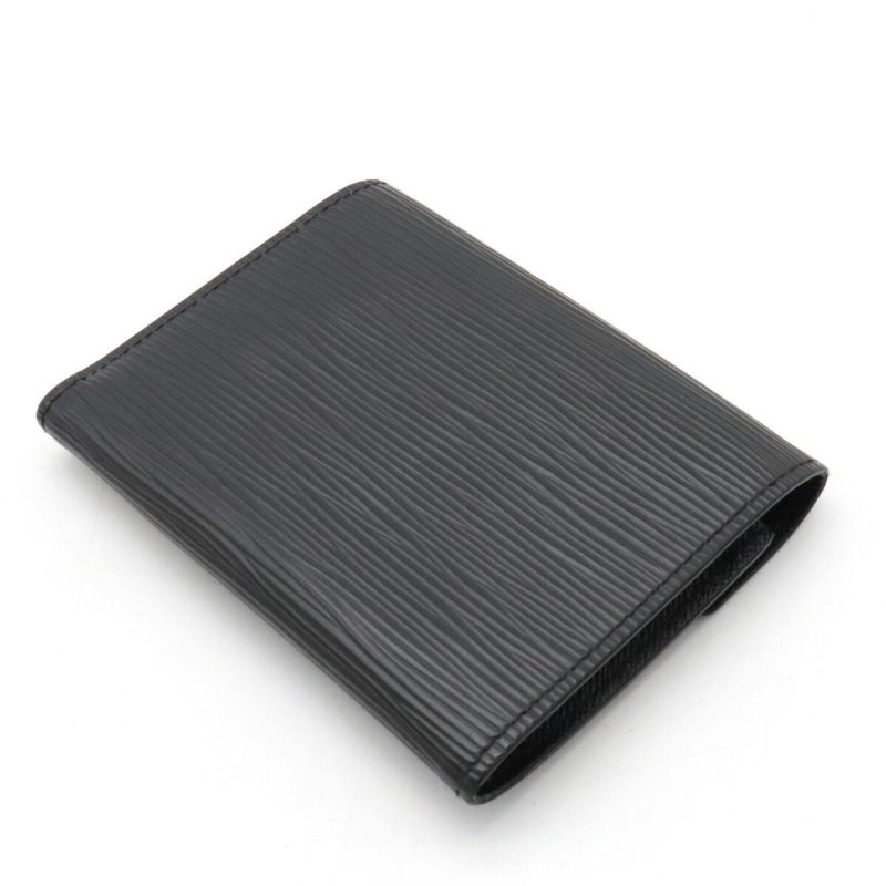LOUIS VUITTON Epi Portefeuille Victorine Trifold Wallet Noir Black M62173 - Logoexplore - Image 2