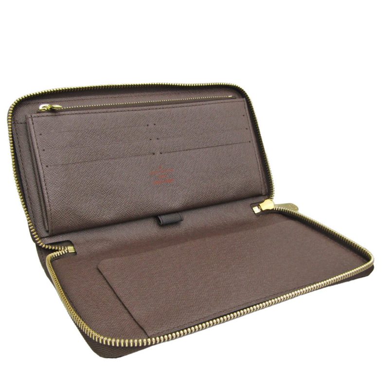 LOUIS VUITTON Damier Zippy Organizer N60003 Men,Women Damier Canvas Long Wallet [bi-fold] Ebene - Logoexplore - Image 3