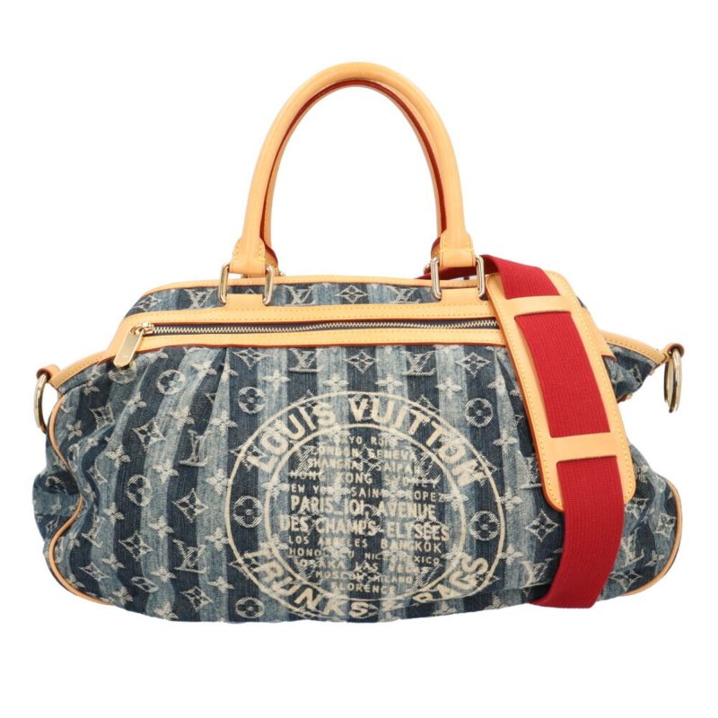 LOUIS VUITTON Cavalier GM Monogram Shoulder Bag Blue Ladies - Logoexplore