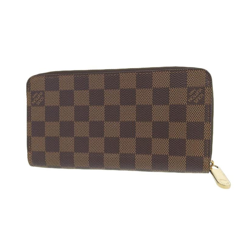 Louis Vuitton Damier Ebene Zippy Wallet Round Zipper Long N41661 - Logoexplore - Image 2