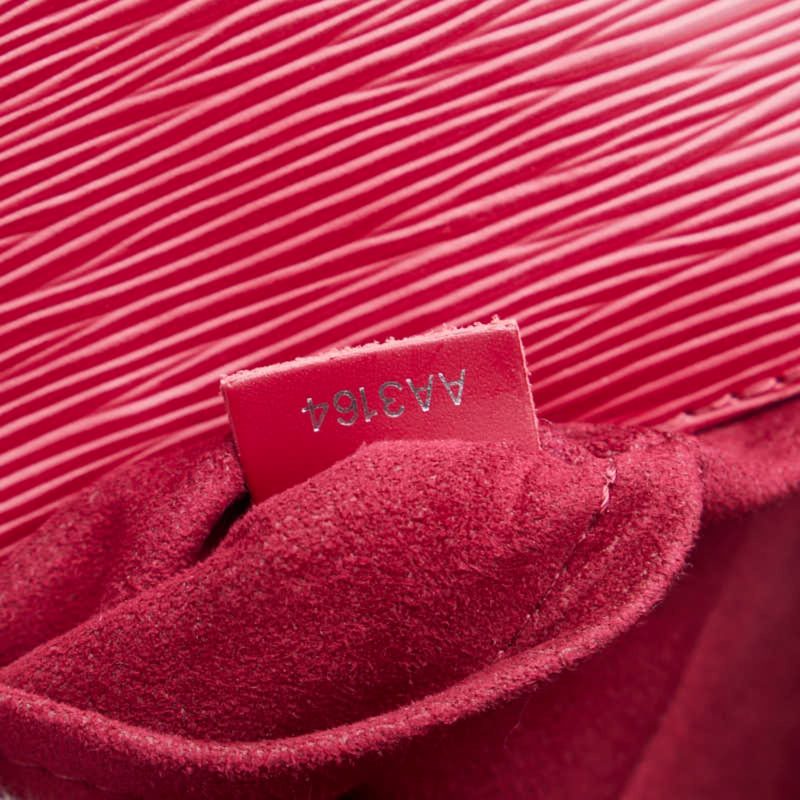 LOUIS VUITTON Epi Marly MM Handbag Shoulder Bag M94615 Fuchsia Purple Leather Ladies - Logoexplore - Image 9