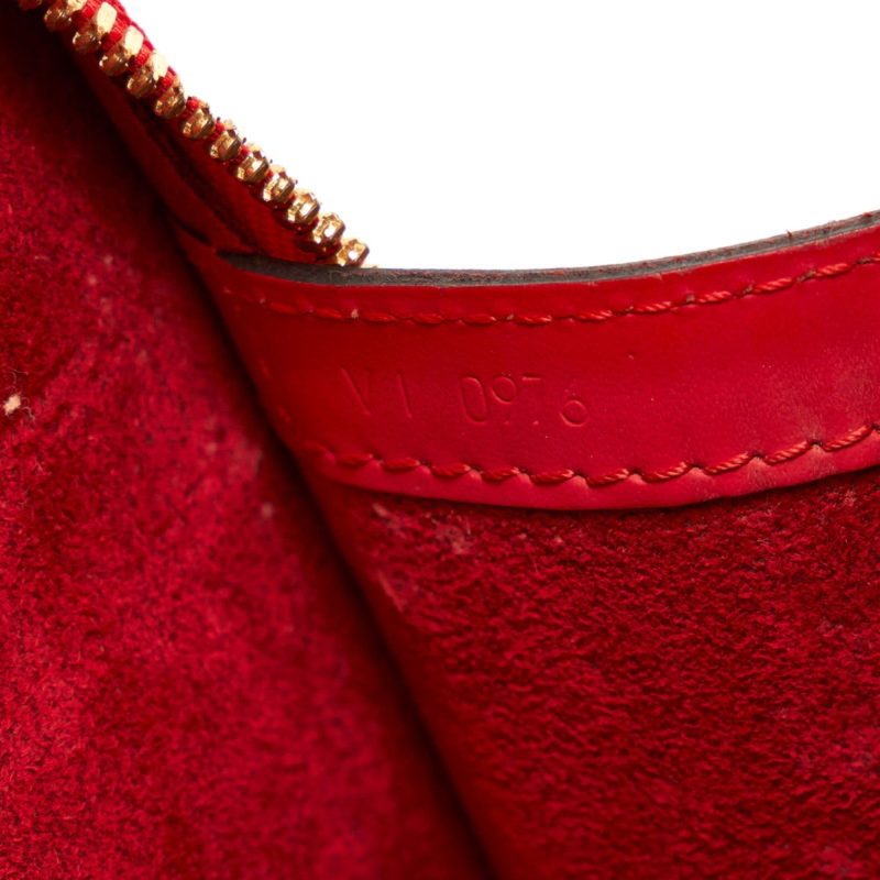 Louis Vuitton Epi Lussac Shoulder Bag M52287 Castilian Red Leather Ladies LOUIS VUITTON - Logoexplore - Image 8