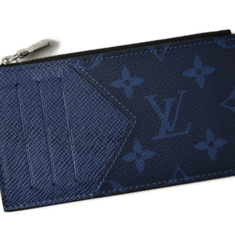 Louis Vuitton Coin Case/Card Case LOUIS VUITTON Shippouch Card Holder Taigarama Cobalt M30270 - Logoexplore - Image 2