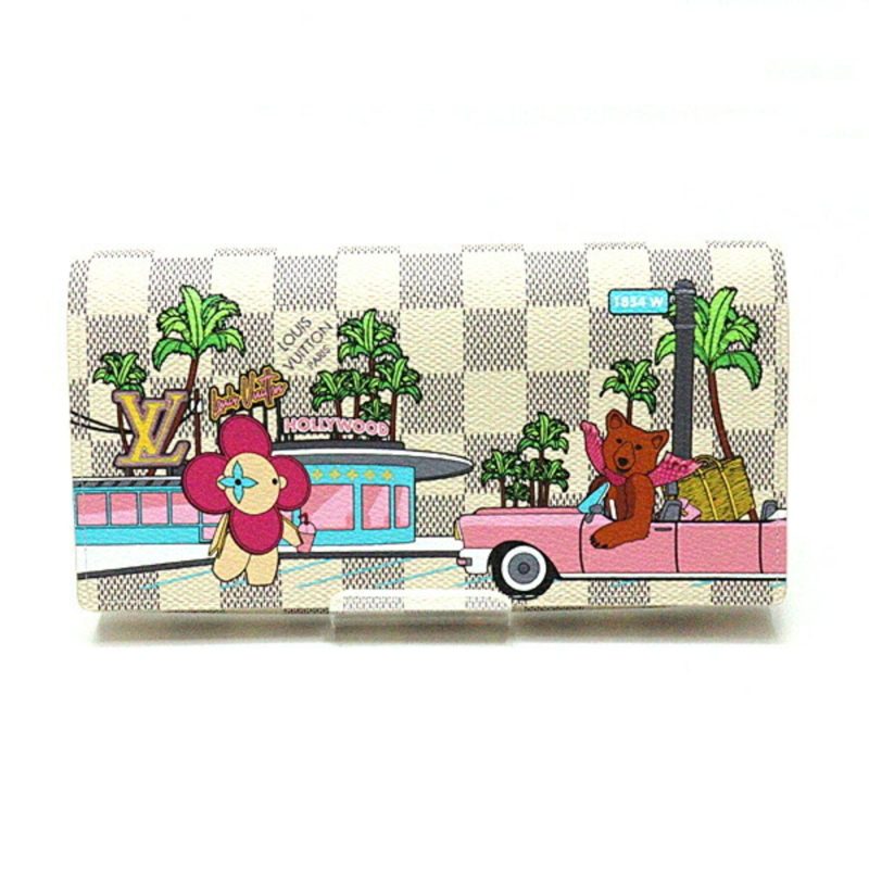 Louis Vuitton Damier Azur Portefeuille Sarah Vivienne Holiday N60497 - Logoexplore
