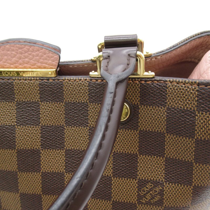 LOUIS VUITTON Brittany Shoulder Bag Brown Magnolia Damier PVC coated canvas N41674 - Logoexplore - Image 10
