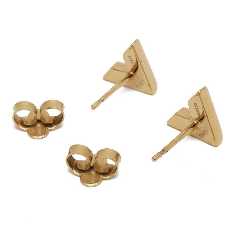 LOUIS VUITTON Essential V Earrings Gold M68153 - Logoexplore - Image 3
