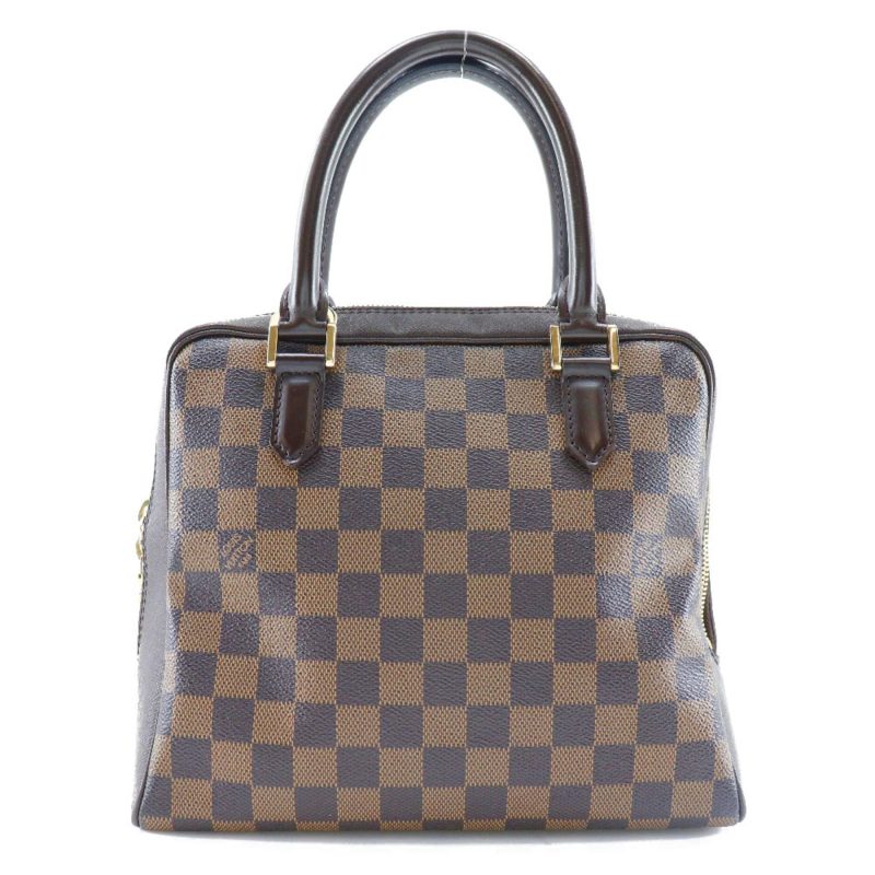 LOUIS VUITTON Brera Handbag N51150 Damier Canvas Brown VI0094 Women's - Logoexplore