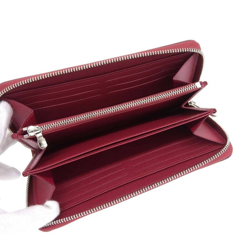 Louis Vuitton Epi Zippy Wallet Round Zipper Long Carmine M60304 - Logoexplore - Image 3