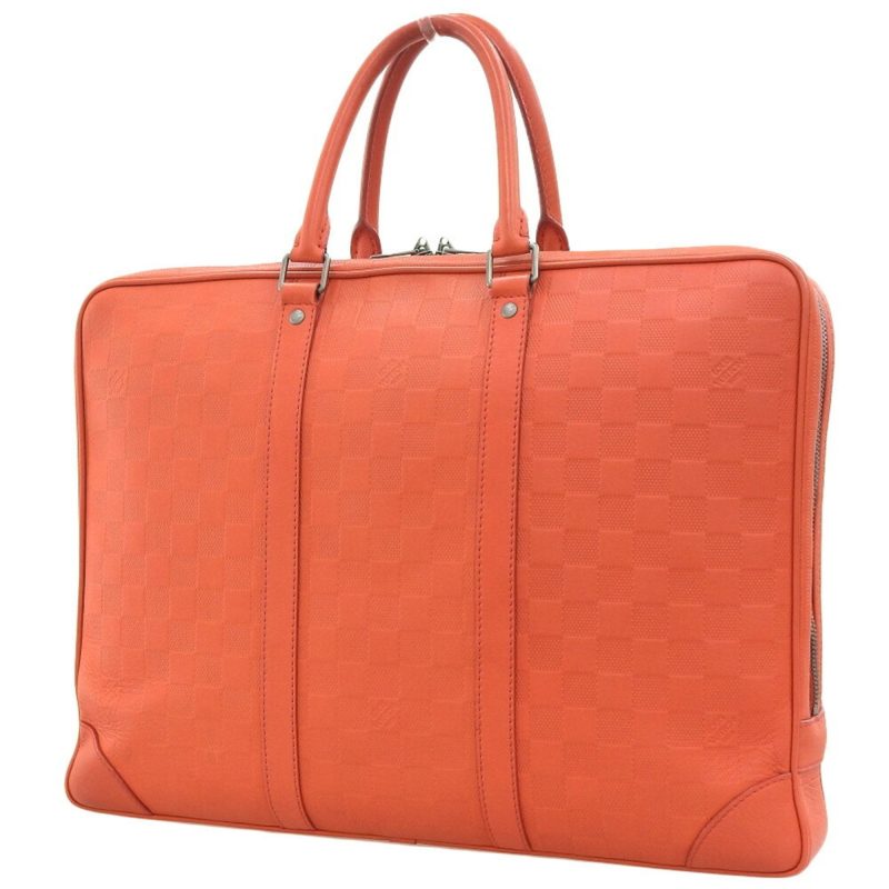 LOUIS VUITTON Damier Anfini Porte Document Voyage PDV Bag Fusion N41143 - Logoexplore - Image 2