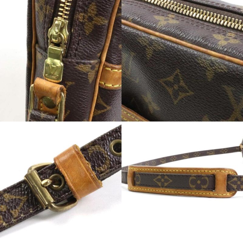 LOUIS VUITTON Crossbody Shoulder Bag Monogram Danube Canvas Brown Unisex M45266 - Logoexplore - Image 4