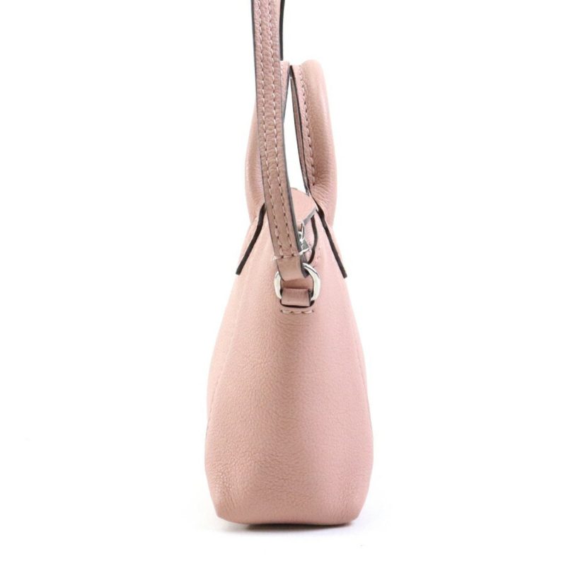 LOUIS VUITTON Crossbody Shoulder Bag Handbag Nano Lock It Leather Pink Beige Women's M61256 - Logoexplore - Image 2