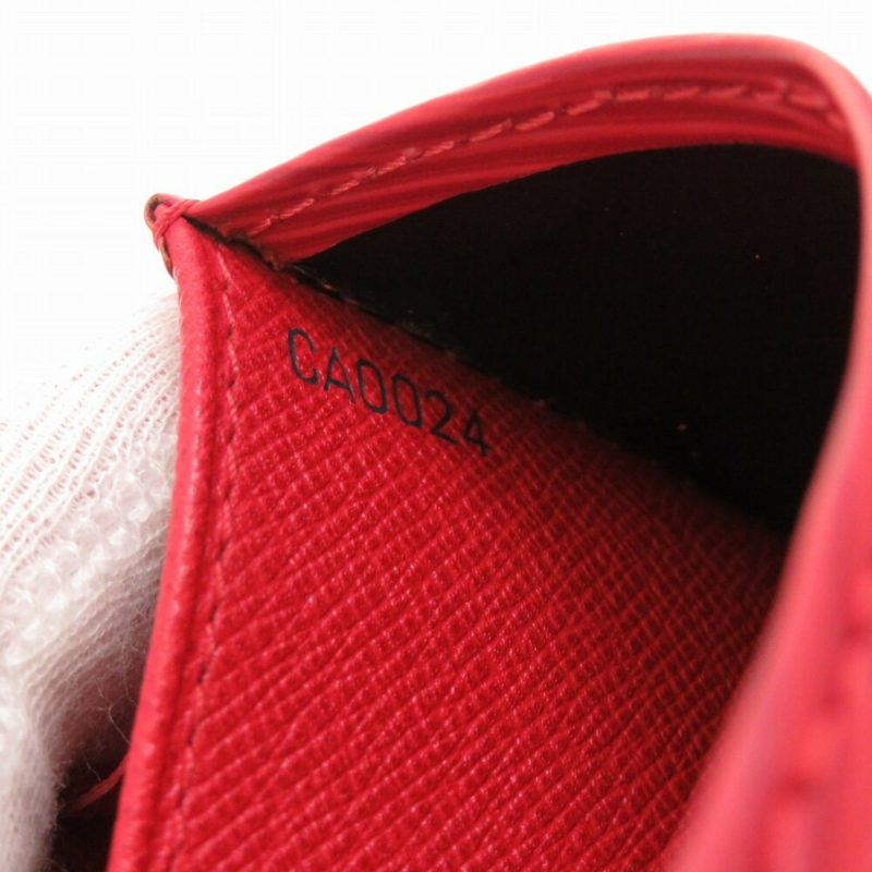 LOUIS VUITTON Epi Portomone Sampur Castilian Red M63417 Coin Case Purse Wallet - Logoexplore - Image 7