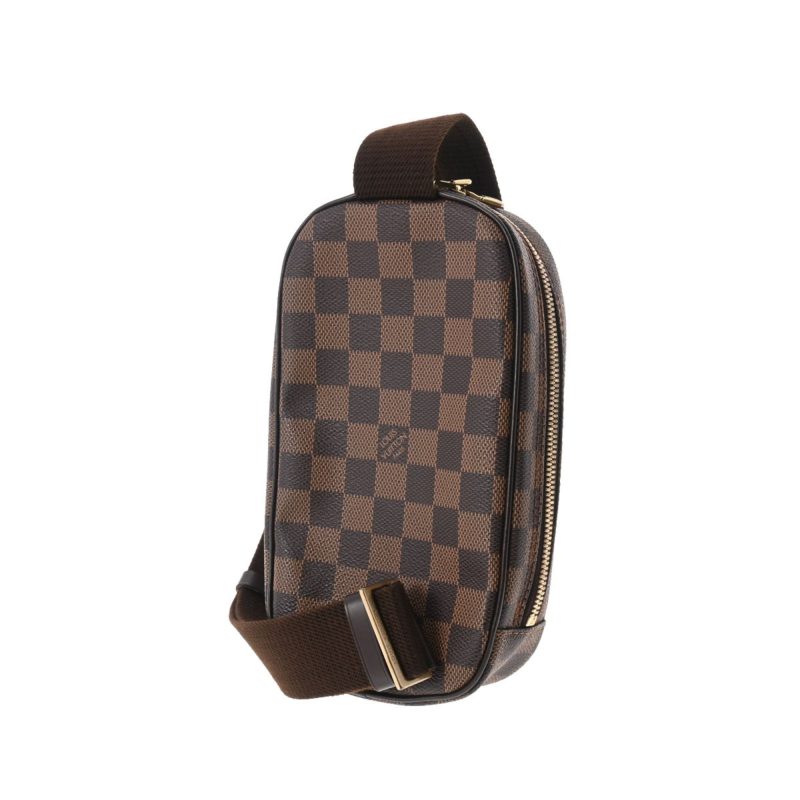 LOUIS VUITTON Damier Pochette Ganju SP Order Brown N48048 Women's Canvas Body Bag - Logoexplore - Image 2