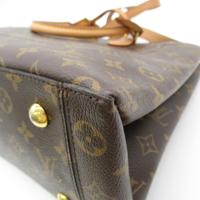 LOUIS VUITTON Flower tote Tote Bag Brown PVC coated canvas M43551 - Logoexplore - Image 8
