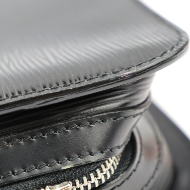 LOUIS VUITTON Epi Oche Second Bag M59362 Leather Noir Black Silver Dial Clutch Biton - Logoexplore - Image 8