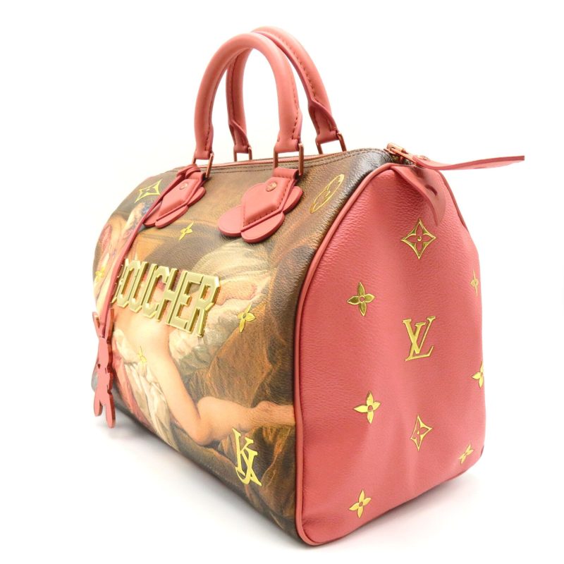 LOUIS VUITTON Boucher Speedy 30 Pink Mulch color Masters collection PVC coated canvas M43353 - Logoexplore - Image 3