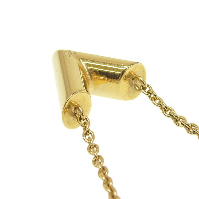 LOUIS VUITTON Essential V Necklace M61083 Gold Women's - Logoexplore - Image 5
