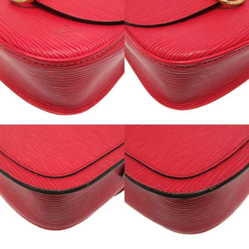 Louis Vuitton Epi Mini Saint-Cloud Castilian Red M52217 Shoulder Bag - Logoexplore - Image 9