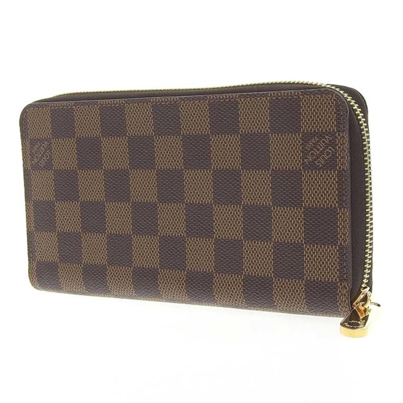 LOUIS VUITTON Damier Zippy Round Long Wallet Ebene N41661 - Logoexplore - Image 2