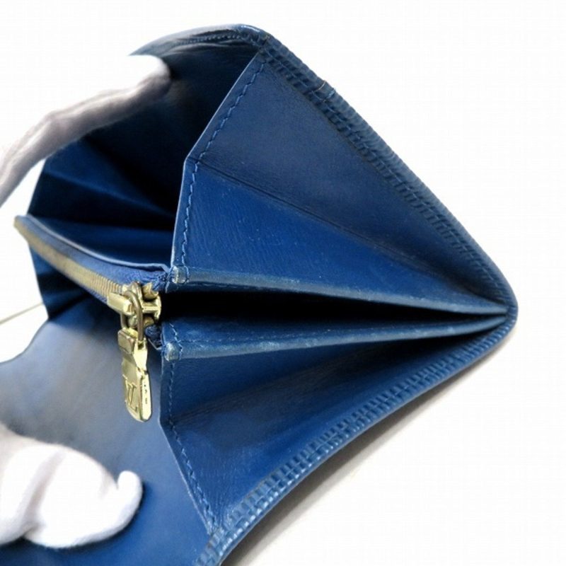 LOUIS VUITTON Epi Pochette Porto Mone Credit M63565 Long Wallet Bifold Unisex - Logoexplore - Image 9