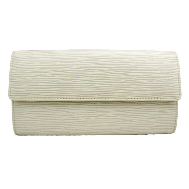 LOUIS VUITTON Epi Sarah Wallet M6516J Women's Epi Leather Long Wallet [tri-fold] LV Off White - Logoexplore