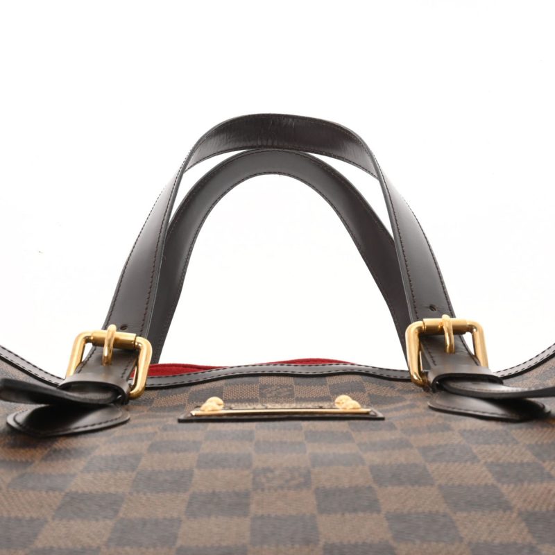 LOUIS VUITTON Damier Hampstead MM Brown N51204 Women's Canvas Handbag - Logoexplore - Image 4