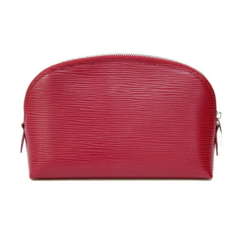 LOUIS VUITTON Epi Pochette Tick Leather Fuchsia Engine Makeup Pouch Louis Vuitton Women's Men's - Logoexplore