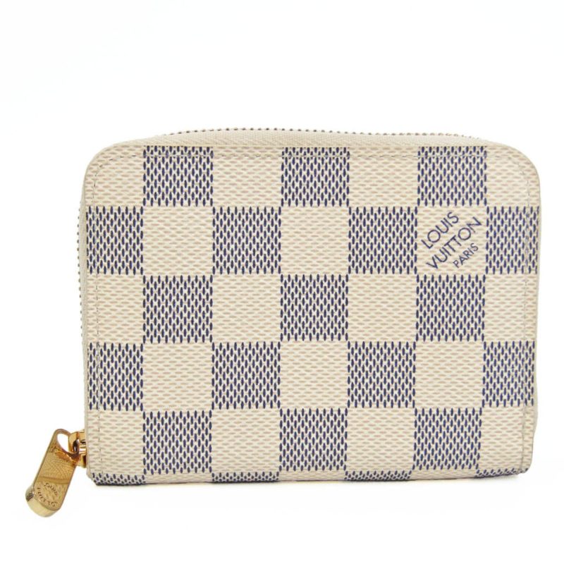LOUIS VUITTON Damier Azur Zippy Coin Purse N63069 Women,Men Damier Azur Coin Purse/coin Case Damier Azur - Logoexplore