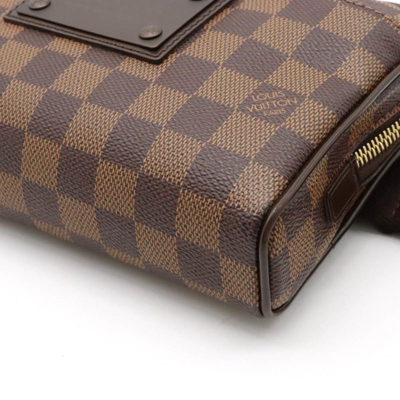 LOUIS VUITTON Damier Bumbag Brooklyn Body Bag Waist Hip N41101 - Logoexplore - Image 3