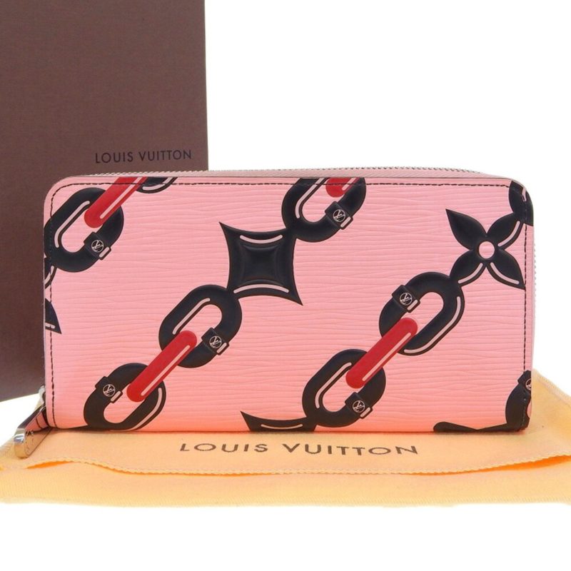 LOUIS VUITTON Epi Zippy Round Long Wallet Chain 2016 M62233 - Logoexplore