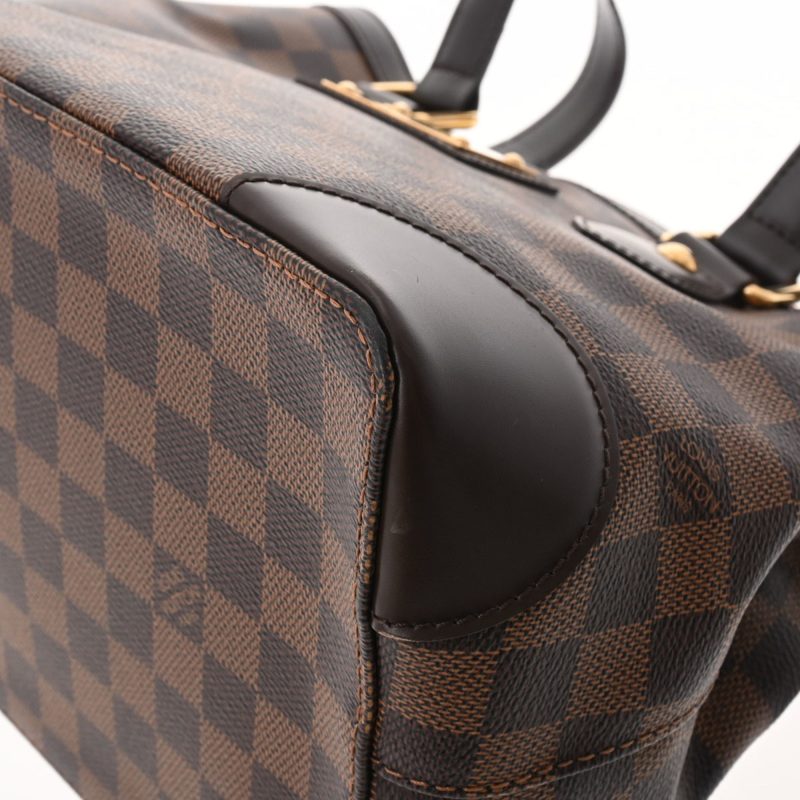 LOUIS VUITTON Damier Hampstead PM Brown N51205 Women's Canvas Handbag - Logoexplore - Image 7
