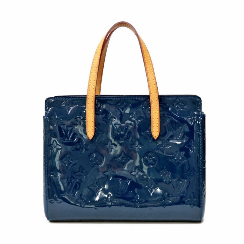 LOUIS VUITTON Catalina BB Vernis Handbag Monogram M90051 Blue Ladies - Logoexplore