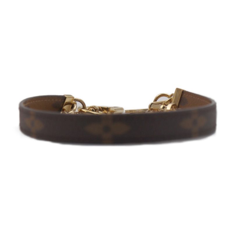 LOUIS VUITTON Chenne Dauphine Keychain M69553 Monogram Reverse Canvas Brown Gold Hardware Key Ring Bag Charm - Logoexplore - Image 3