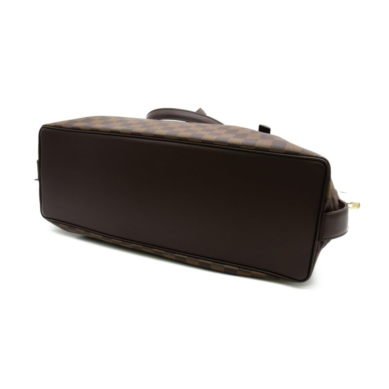 LOUIS VUITTON Chelsea Tote Bag Brown Ebene Damier PVC coated canvas N51119 - Logoexplore - Image 4