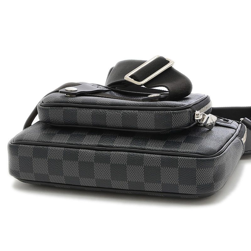 Louis Vuitton Damier Graphite Scott Messenger Shoulder Bag Men's N50018 - Logoexplore - Image 7