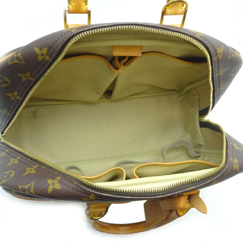 LOUIS VUITTON Deauville [Bowling Vanity] Women's Handbag M47270[] Monogram Ebene [Brown] - Logoexplore - Image 6