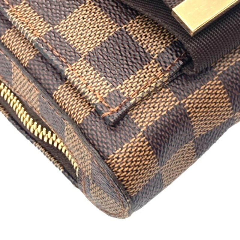 LOUIS VUITTON Damier Jeronimos N51994 Brown Waist Pouch Body Bag Men Women - Logoexplore - Image 7