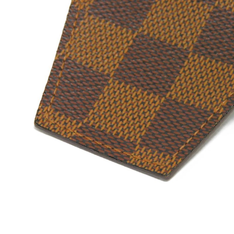 LOUIS VUITTON Cigarette Case Etuit Logo Brown Flap Type Damier Ebene N63024 Men's Women's - Logoexplore - Image 10