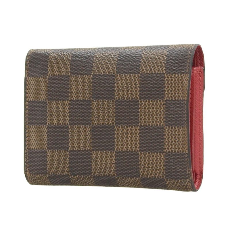LOUIS VUITTON Damier Portefeuille Victorine Trifold Wallet Ebene N41659 - Logoexplore - Image 2