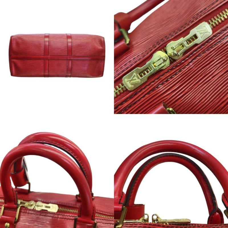LOUIS VUITTON Epi Keepall 45 Boston Bag Ladies M42977 Castilian Red - Logoexplore - Image 5