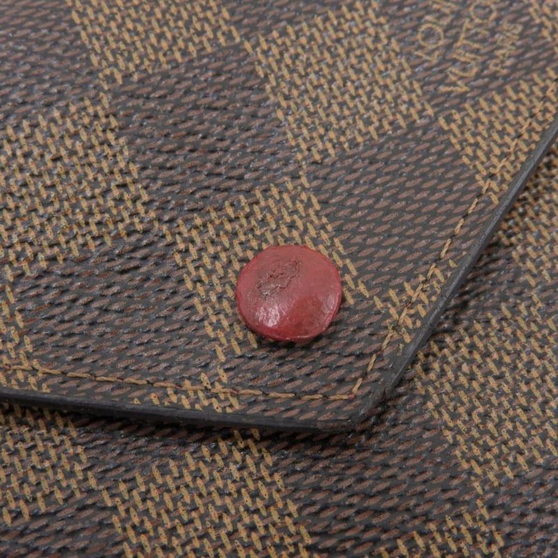 LOUIS VUITTON Damier Portefeuille Victorine Trifold Wallet Ebene N41659 - Logoexplore - Image 7