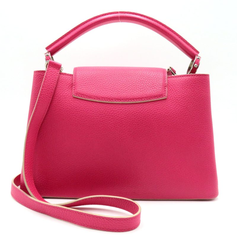 LOUIS VUITTON CapucinePM Pink Taurillon Clemence Leather leather M94519 - Logoexplore - Image 2