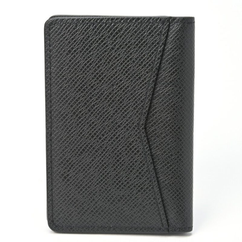 LOUIS VUITTON Card Case/Pass Case Organizer de Poche M30537 Taiga Noir - Logoexplore - Image 2