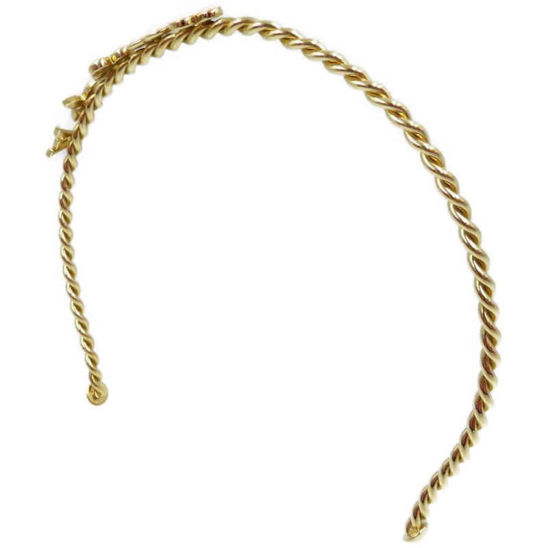 LOUIS VUITTON Ceretette Sweet Monogram GP Gold Pink Headband - Logoexplore - Image 3