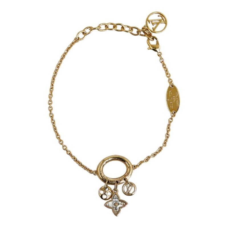 LOUIS VUITTON Bracelet My Blooming Strass M00583 Gold Plated Ladies - Logoexplore - Image 3