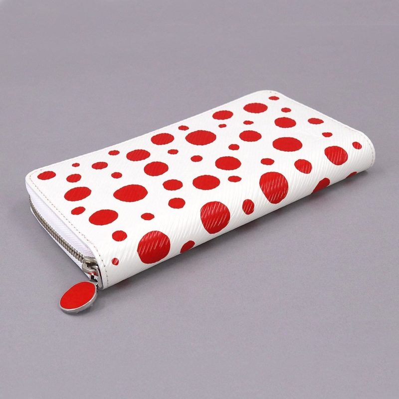 LOUIS VUITTON Epi Infinity Dot LVxYK Zippy Wallet Long Leather White Red M81961 RFID - Logoexplore - Image 3