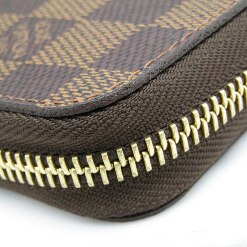 LOUIS VUITTON Damier Zippy Organizer N60003 Men,Women Damier Canvas Long Wallet [bi-fold] Ebene - Logoexplore - Image 6