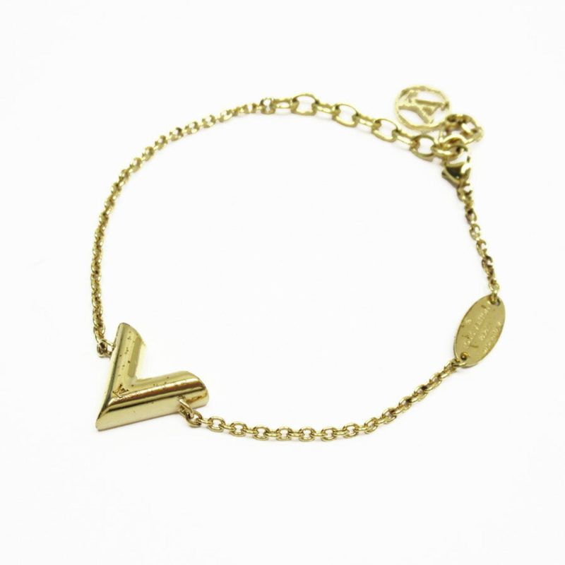 Louis Vuitton Bracelet Brales Essential V Gold M61084 - Logoexplore